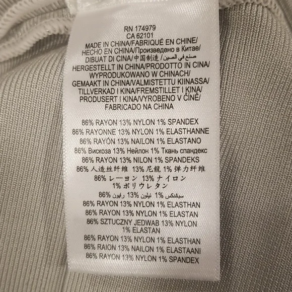 💕HERVE LEGER💕 Criss Cross Foil Bandage Dress ~ Silver Foil Large L NWT - Picture 16 of 16